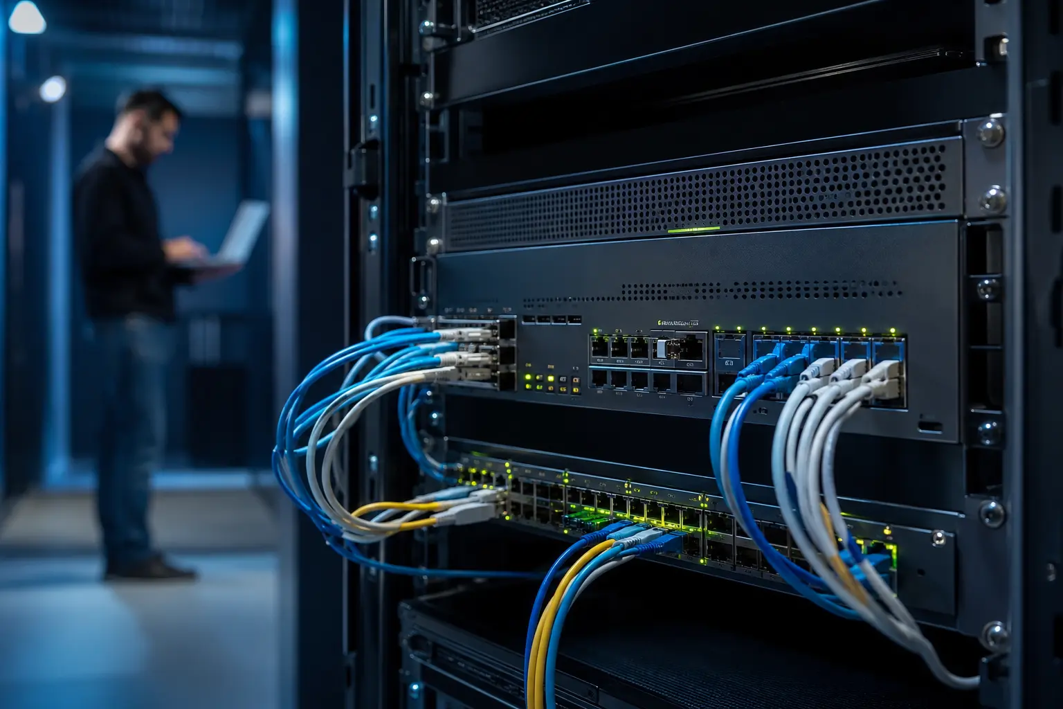 Pare-feu professionnel protégeant les accès Internet et les réseaux d’une entreprise