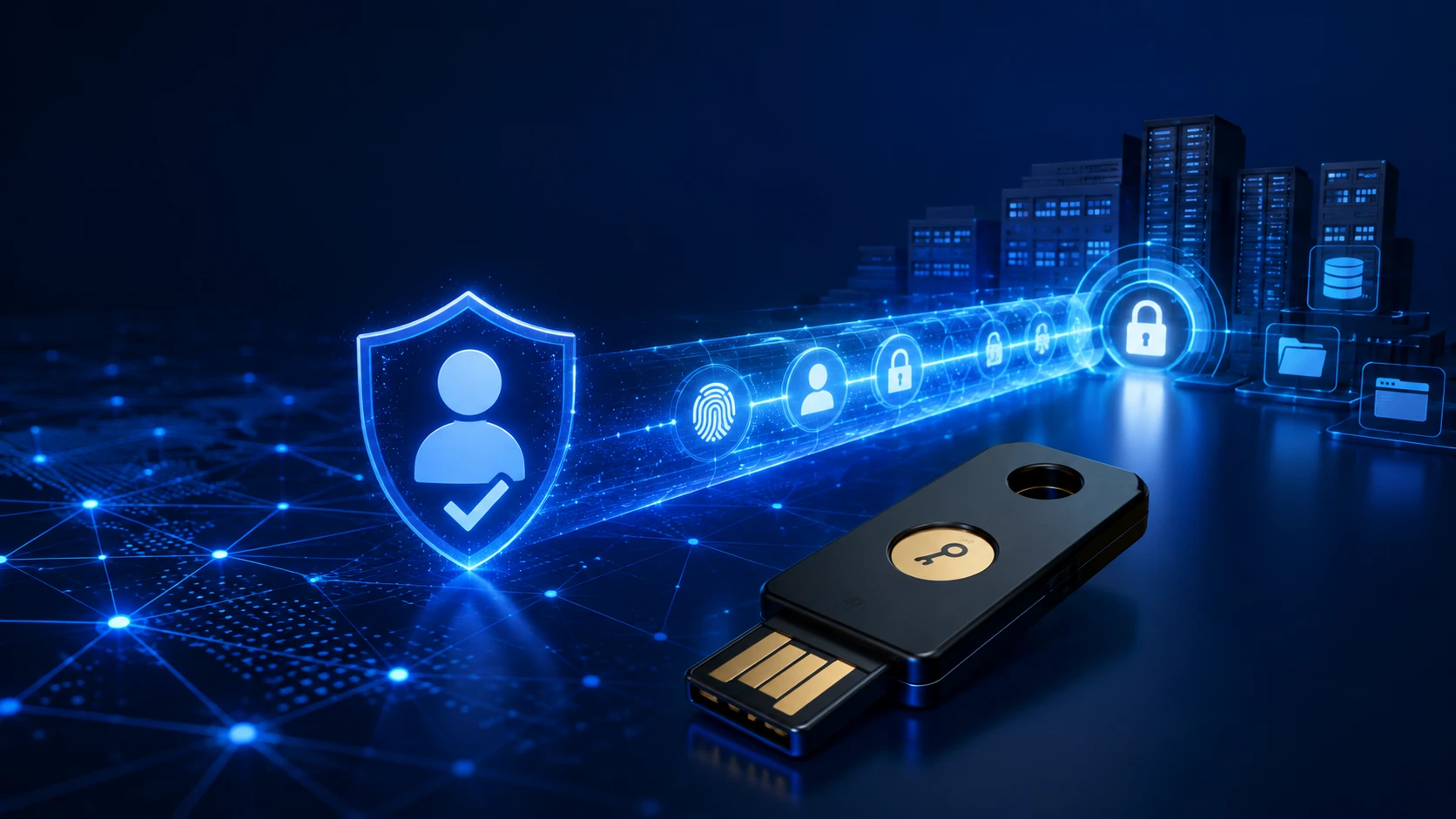 Clé de sécurité FIDO2 européenne, identité vérifiée et accès VPN sécurisé