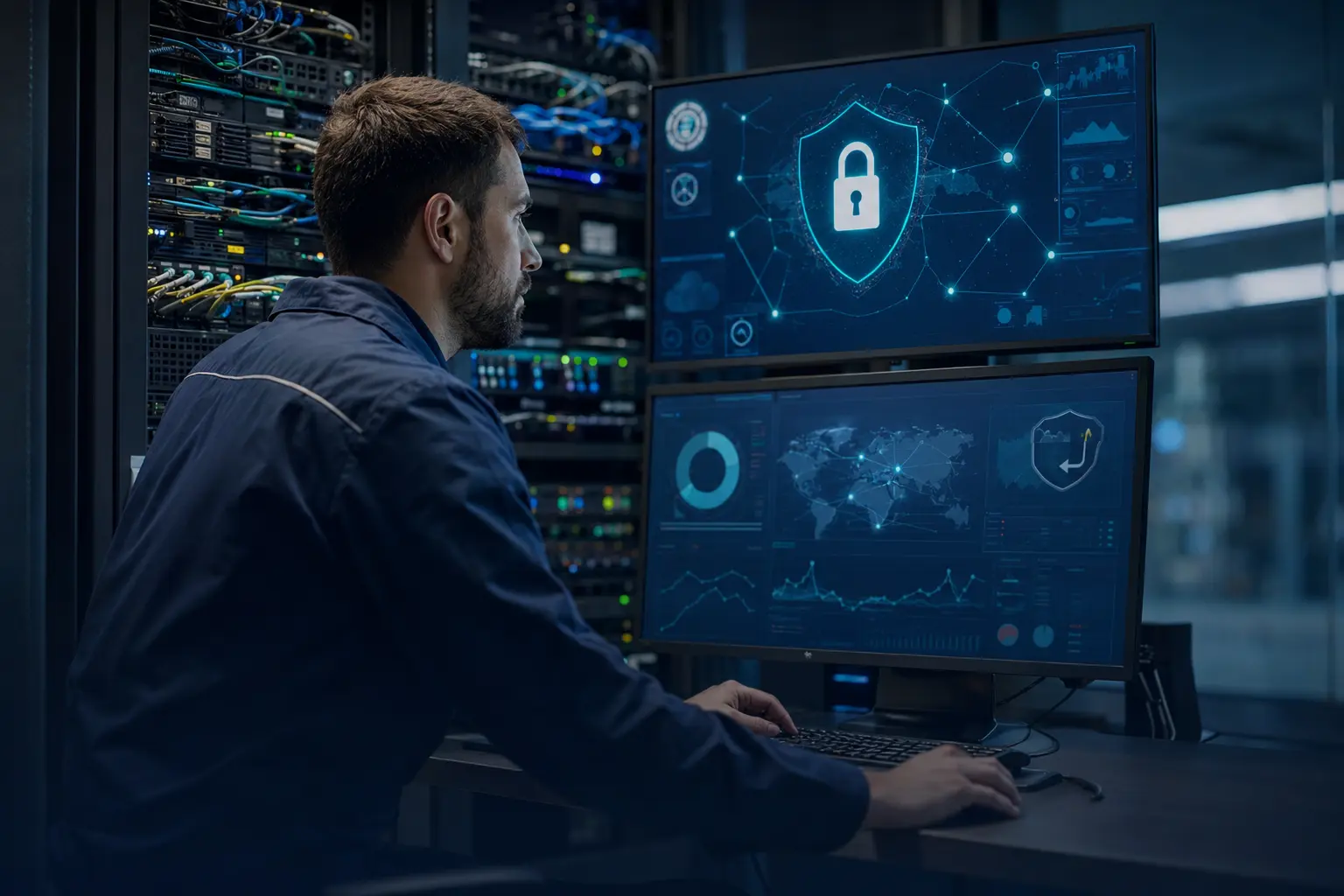 Supervision de la cybersécurité et des sauvegardes d’une organisation